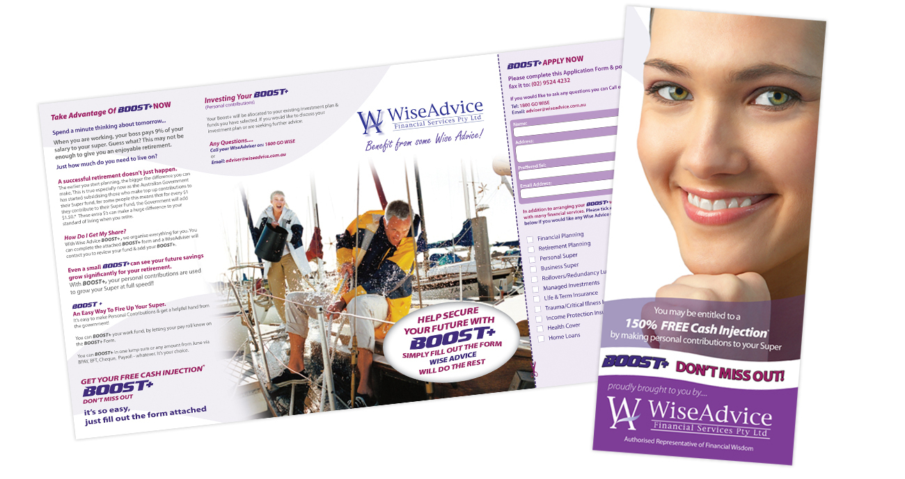 Branding: Flyers, Brochures, Catalogues For Wise Advice